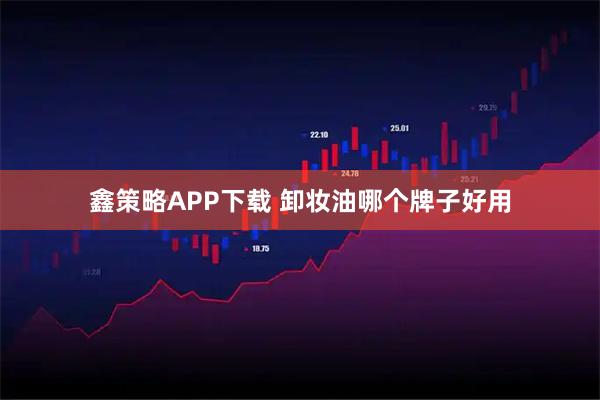 鑫策略APP下载 卸妆油哪个牌子好用
