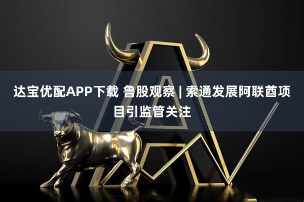 达宝优配APP下载 鲁股观察 | 索通发展阿联酋项目引监管关注