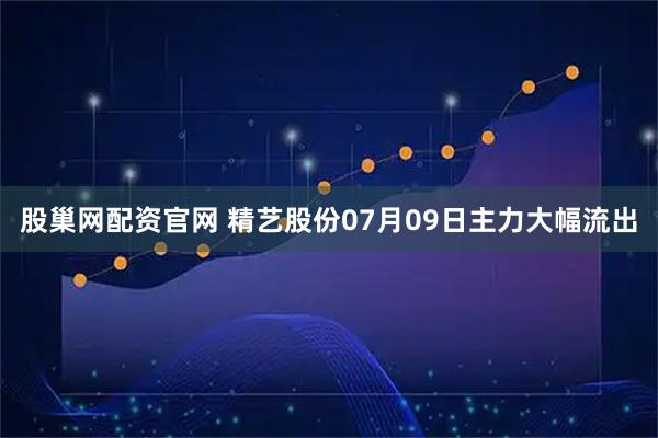 股巢网配资官网 精艺股份07月09日主力大幅流出